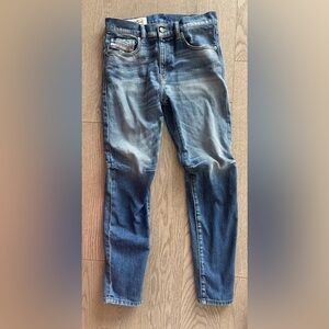 Diesel Men's Faded Blue D-Strukt Slim Jeans in size W29 - L30